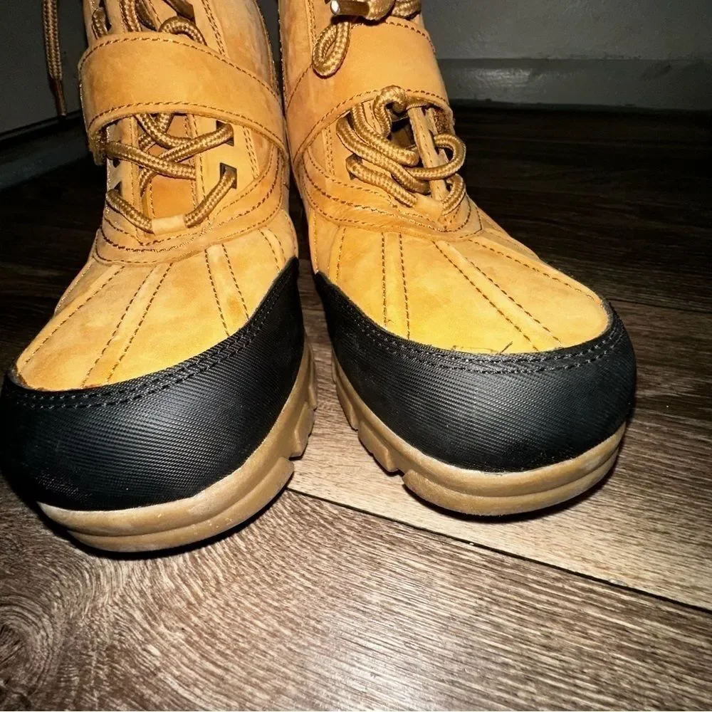 NEW GBX leather boots with Velcro fly sz 9.5